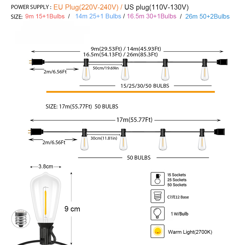 LED String Lights LED Outdoor  - Outdoor Lighting Driveway 评论和价格