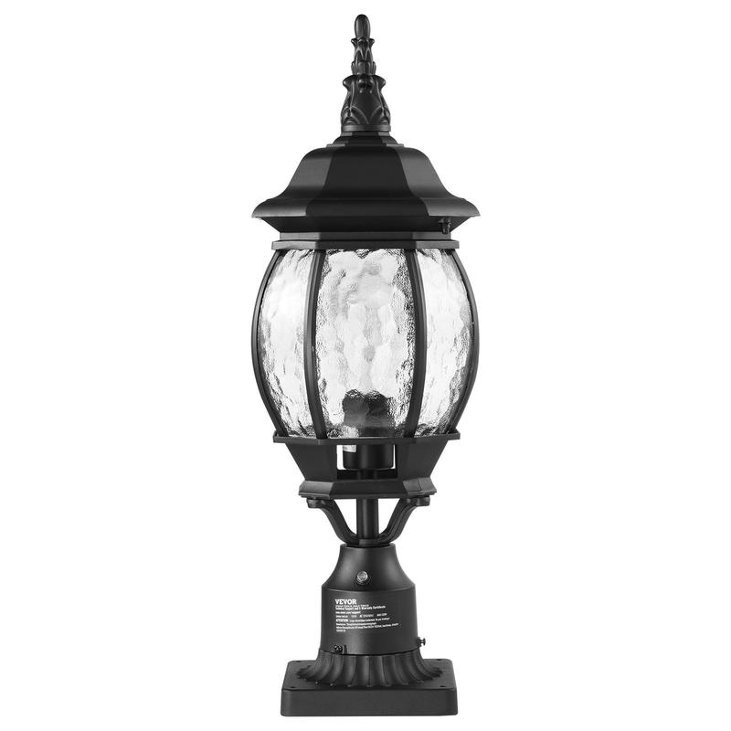 2-Pack Exterior Pillar Lantern - Outdoor Lighting Driveway 评论和价格