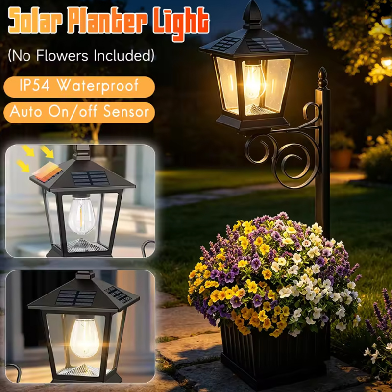 2-in-1 Solar Garden Planter La - Wall Lighting Outdoor 评论和价格