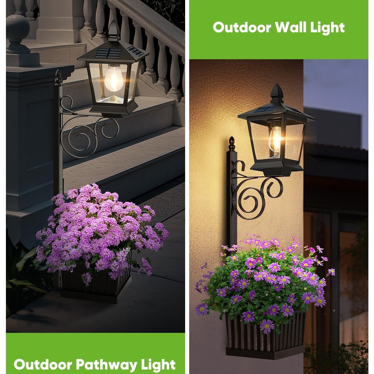 2-in-1 Solar Garden Planter La - Wall Lighting Outdoor 评论和价格