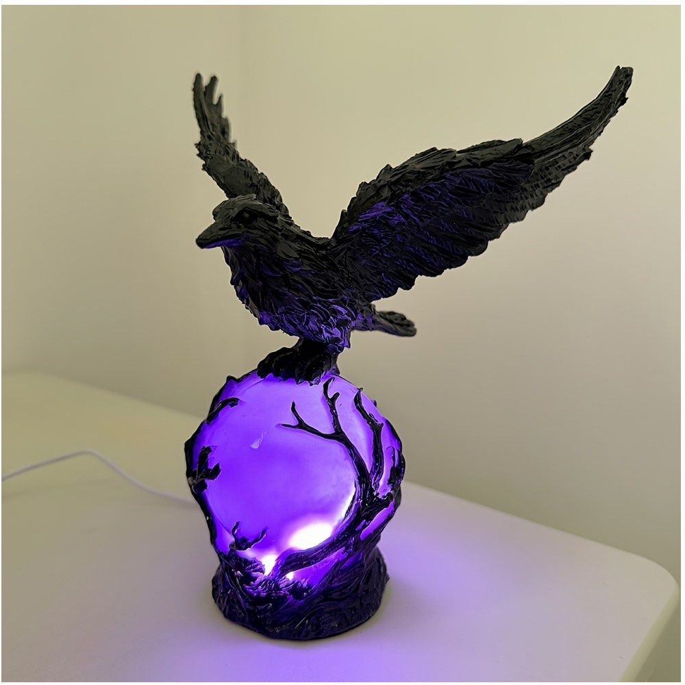 Mysterious Raven Moonlight Lam - Outdoor Lighting For Home 评论和价格