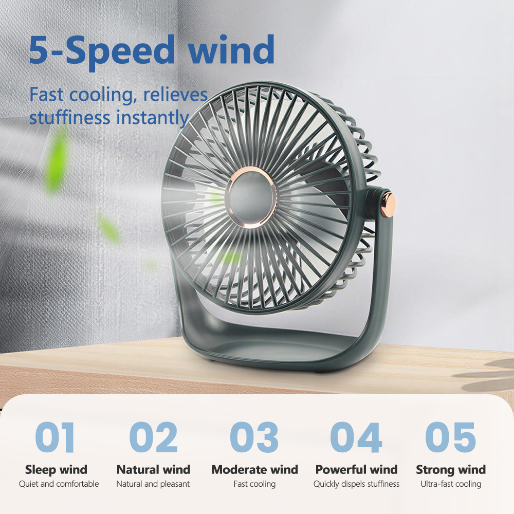 Portable Mini Desktop Fan Ligh - Outdoor Lighting For Home 评论和价格