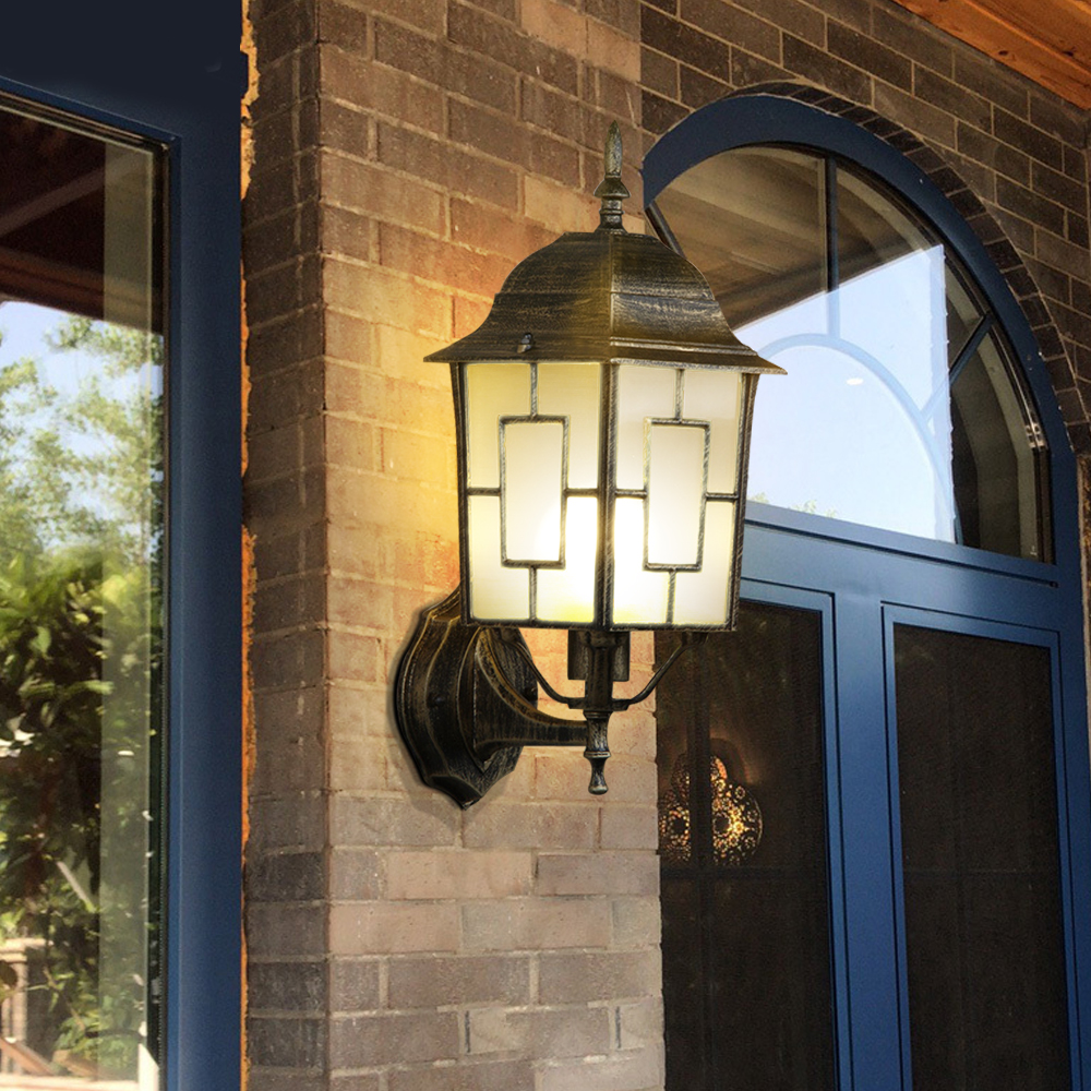 SANDIY Antique Wall Lamps Wate - Outdoor Lighting Glass Replacement 评论和价格