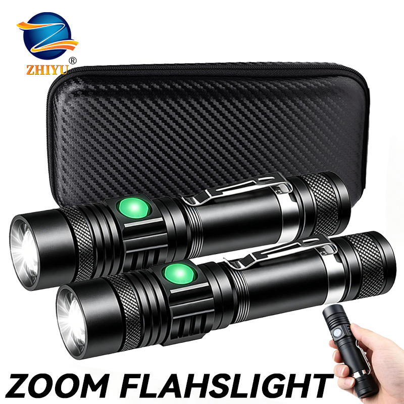 T6 LED Rechargeable Flashlight - Outdoor Lighting For Home 评论和价格