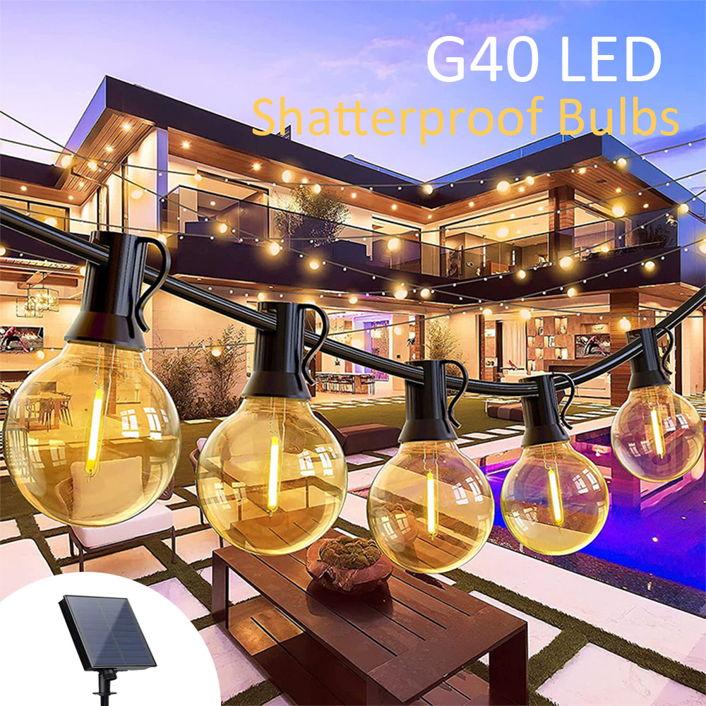 Outdoor 40LED G40 Bulbs Weddin - Outdoor Lighting Driveway 评论和价格