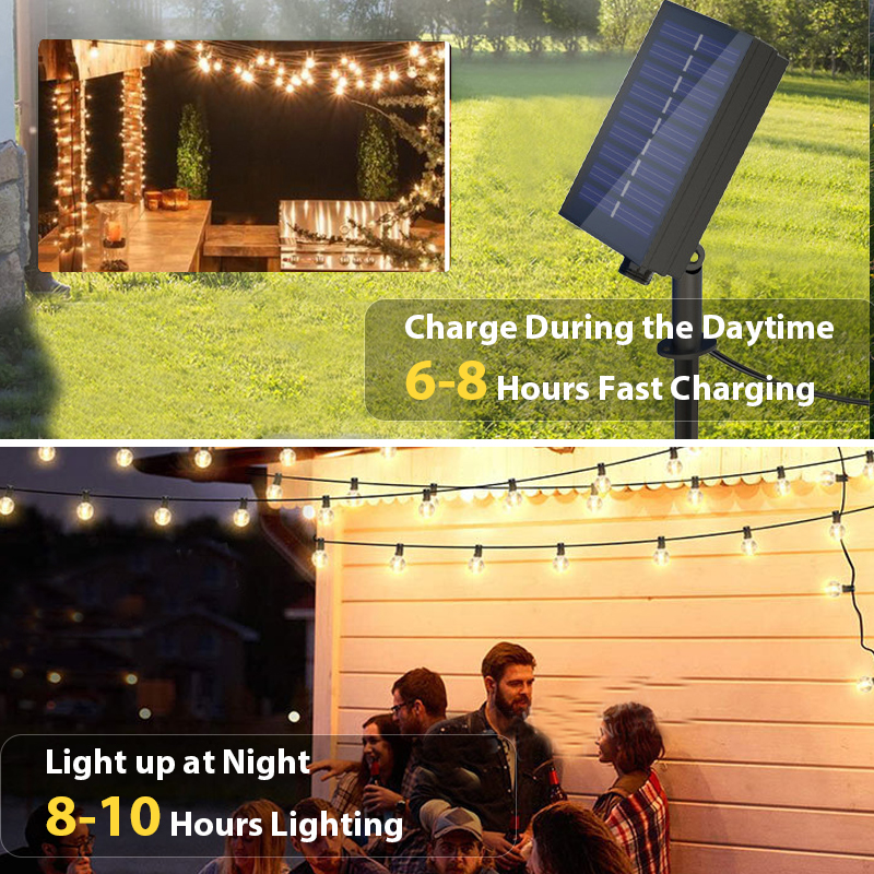 Outdoor 40LED G40 Bulbs Weddin - Outdoor Lighting Driveway 评论和价格