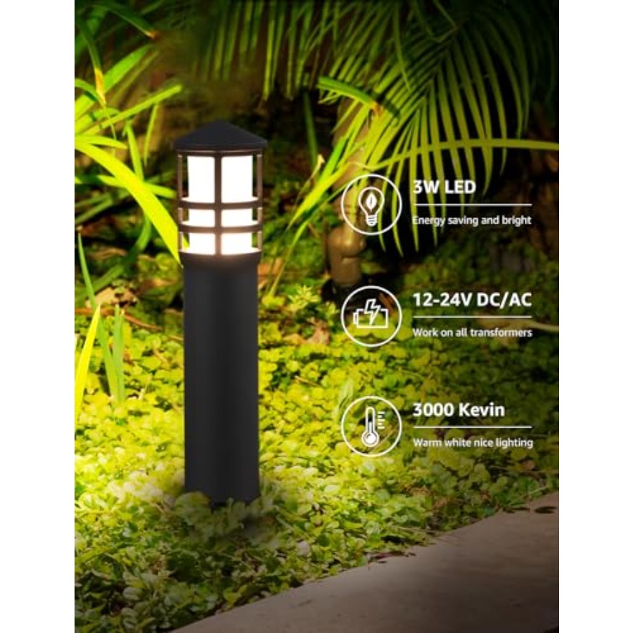 4-Pack Low Voltage Pathway Lig - Outdoor Lighting Low Voltage 评论和价格